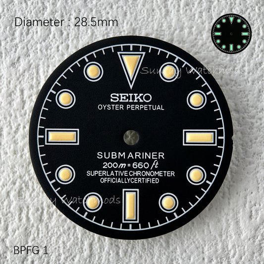 Seiko OEM Retro/Vintage Style SUBMARINER NH35 Dial Watchmods