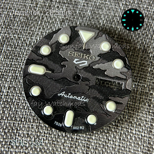 28.5mm Seiko OEM 5 Sport Turtle Series NH35/NH36 Dial Watch Accessories