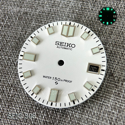 28.5mm NH35 Seiko OEM matte texture Samurai dial Watch Mods Custom Watch