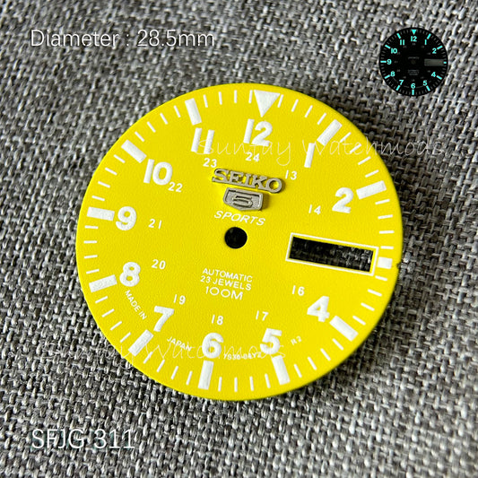 28.5mm 5 Sports Pilot NH36 Dial Watch Accessories Customized Watch