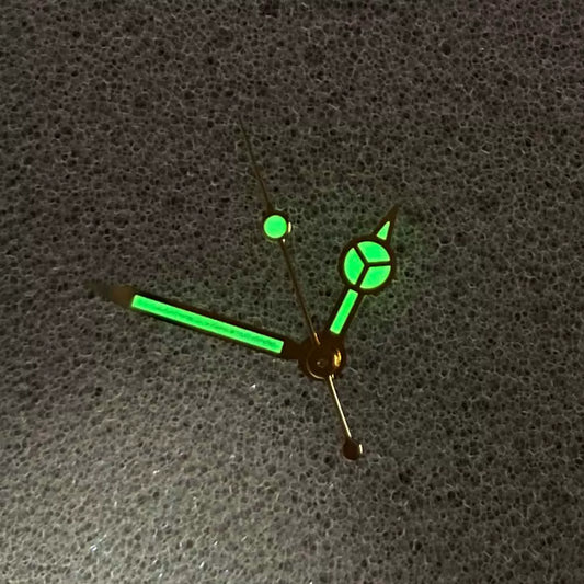 NH35A Three-hand Pointer, Green Luminous, Suitable for NH35/NH36 Movement Watch Hands