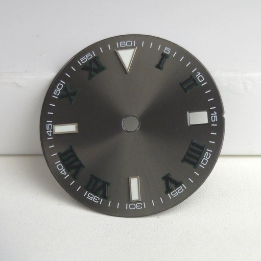 29mm sterile (without logo) green luminous NH35 Wimbledon dial