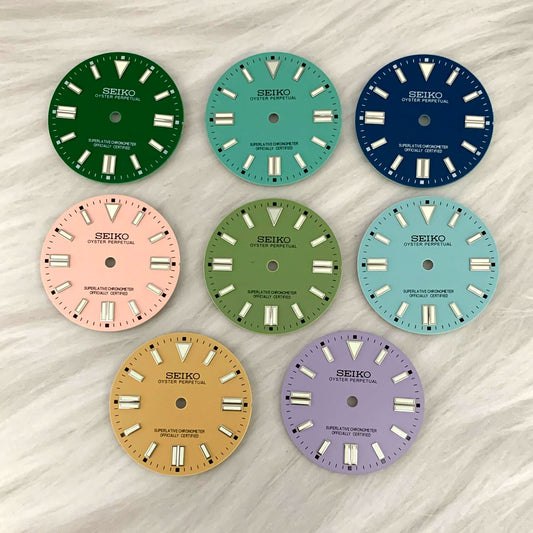 28.5Mm Macron NH35 movement DATE-JUST SEIKOMODS dial