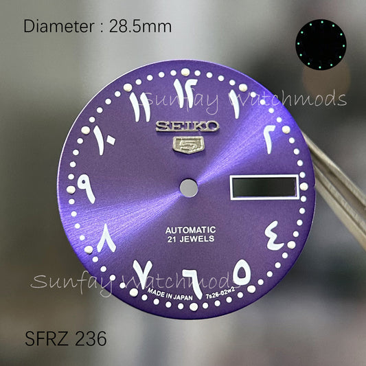 28.5mm Arabic NH36 SEIKO OEM Dial Watch Accessories Mods