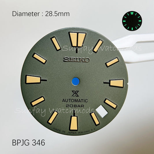 28.5mm Seiko OEM PROSPEX NH35 Dial Watch Mods SRPH15K1