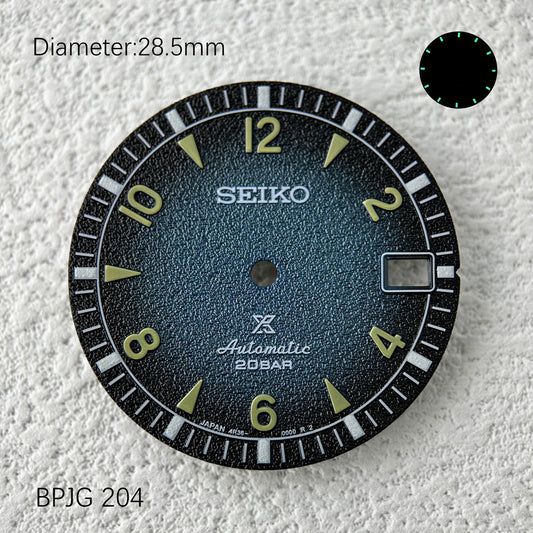 28.5mm Seiko OEM Dial Digital Index NH35 Watch Mods