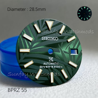 28.5mm Bamboo Leaf Texture DATE JUST  NH35 SEIKO OEM Dial WatchMods