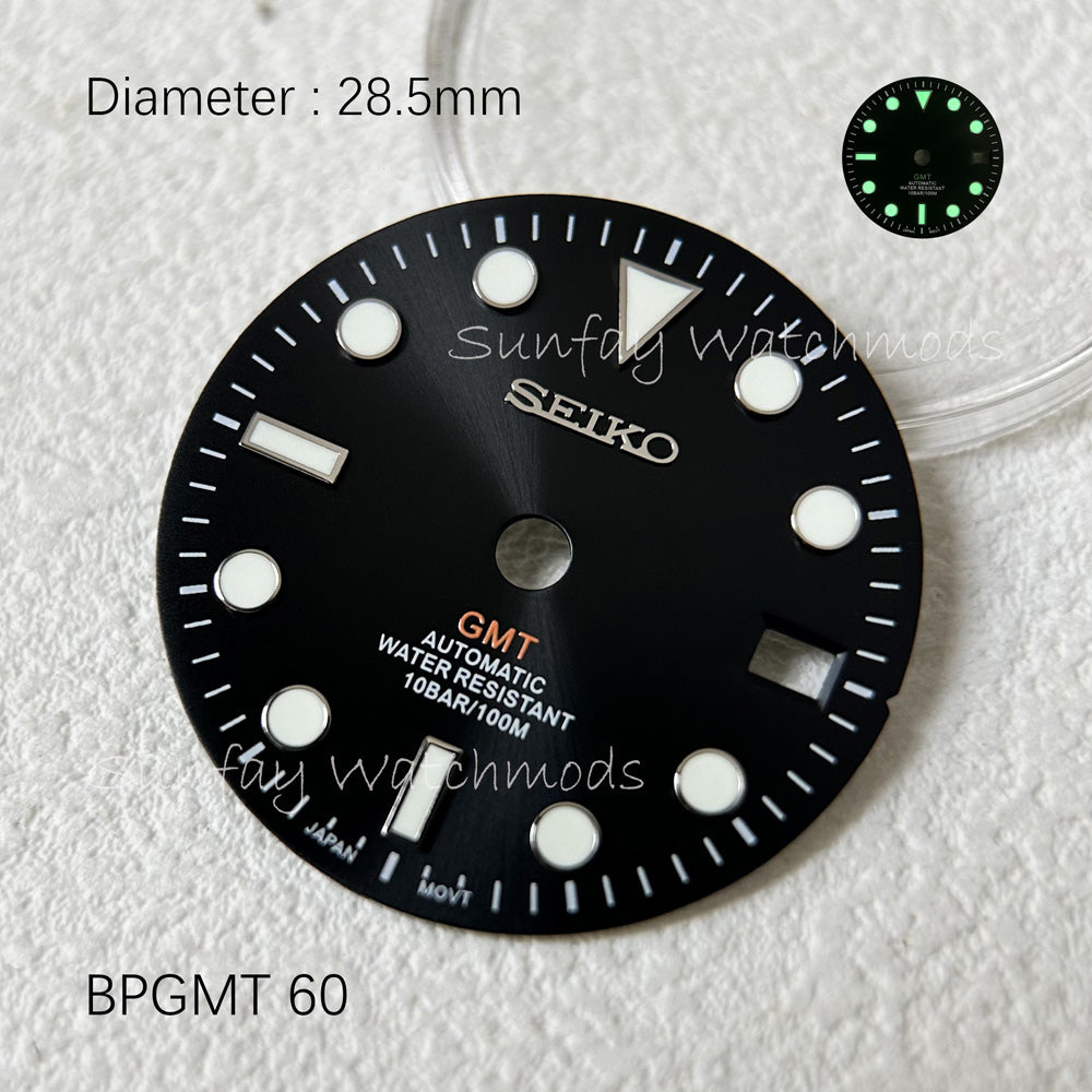 28.5mm GMT NH34 SEIKO OEM Dial WatchMods