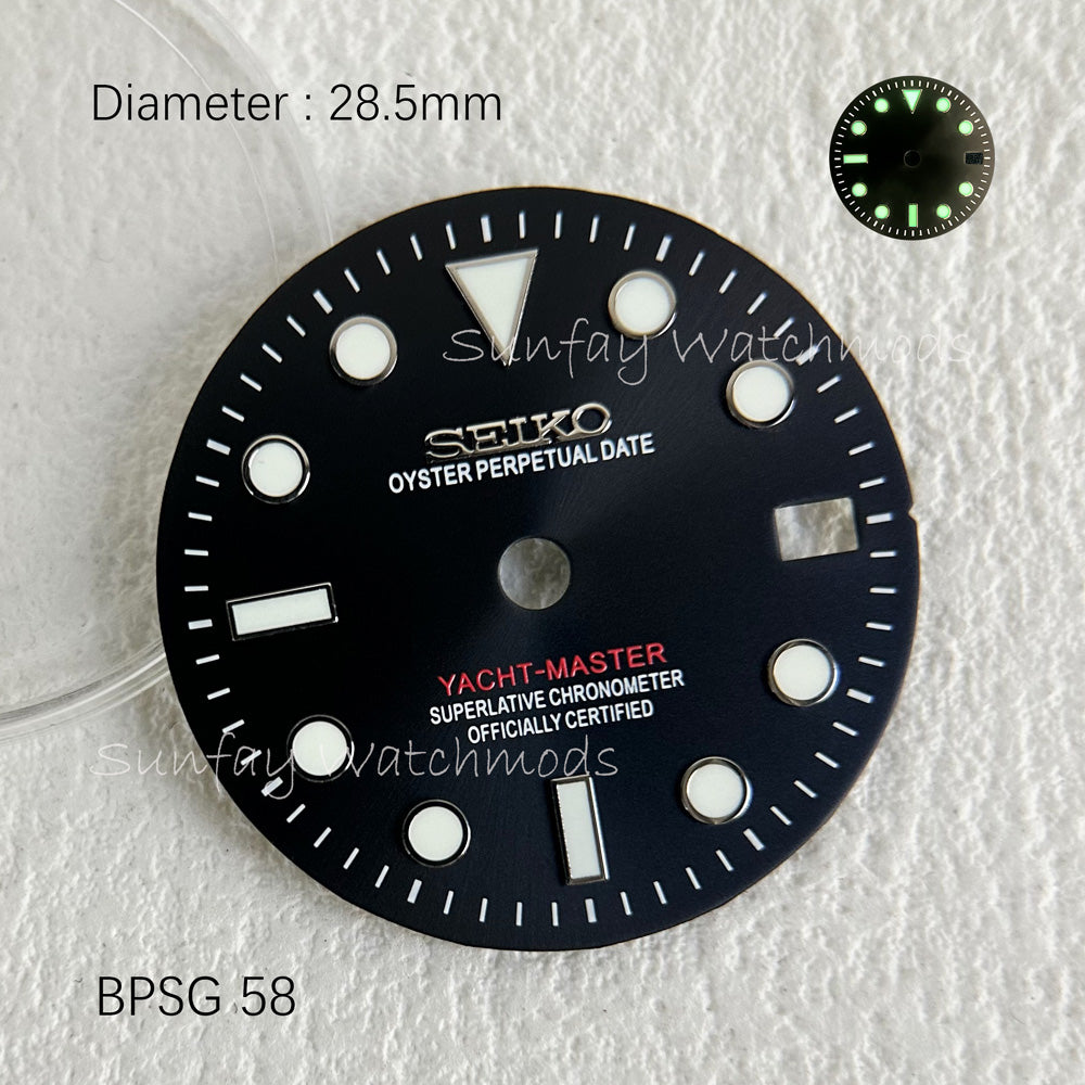 28.5mm NH35 YACHT-MASTER Seiko OEM Dial WatchMods