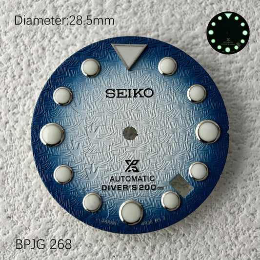 Seiko OEM Baby Tuna C3 NH35 Diver Watch Panel Prospex Series Index Dial SRPH77K1