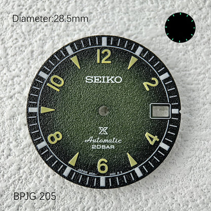 28.5mm Seiko OEM Dial Digital Index NH35 Watch Mods