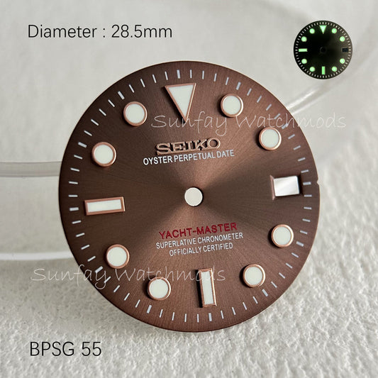 28.5mm NH35 YACHT-MASTER Seiko OEM Dial WatchMods