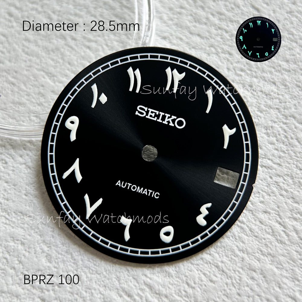 28.5mm Arabic NH35 SEIKO OEM Dial WatchMods