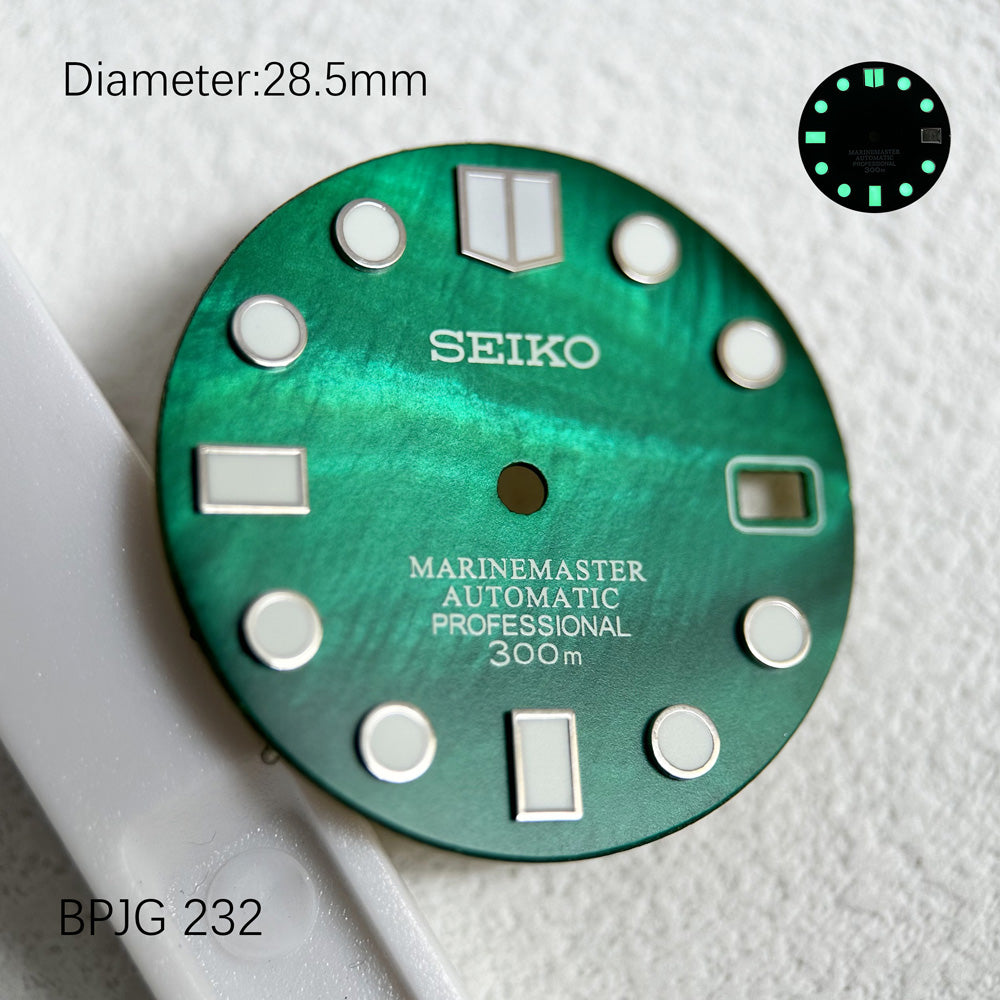 28.5mm Pearl Shell Seiko OEM Dial Custom Watch Mods