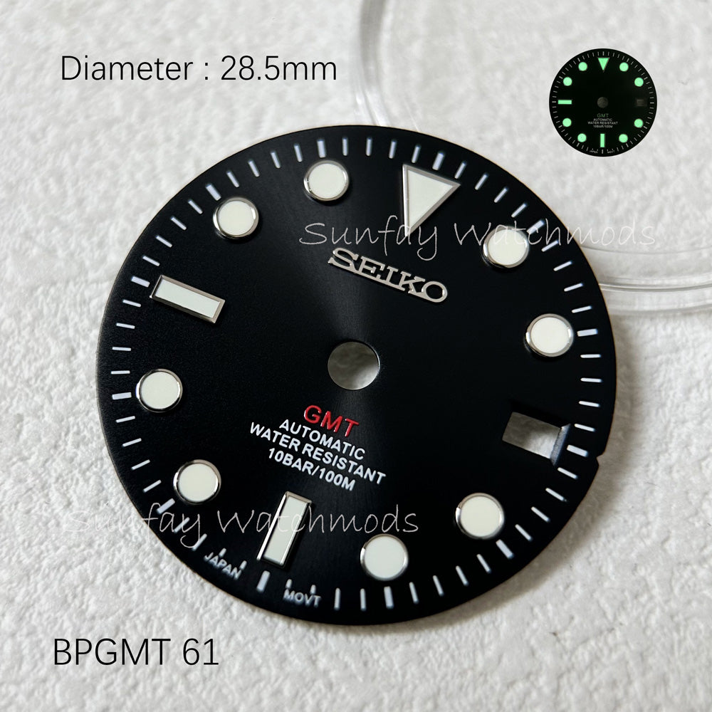 28.5mm GMT NH34 SEIKO OEM Dial WatchMods