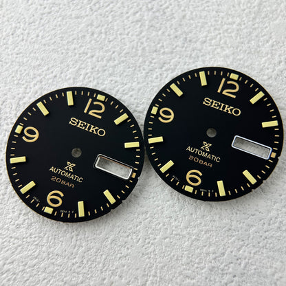 28.5mm NH36 Digital Index Seiko Dial Watch Mods SRPD31