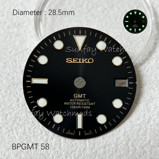 28.5mm GMT NH34 SEIKO OEM Dial WatchMods