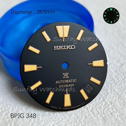 28.5mm Seiko OEM PROSPEX NH35  Dial Watch Mods SRPH15K1