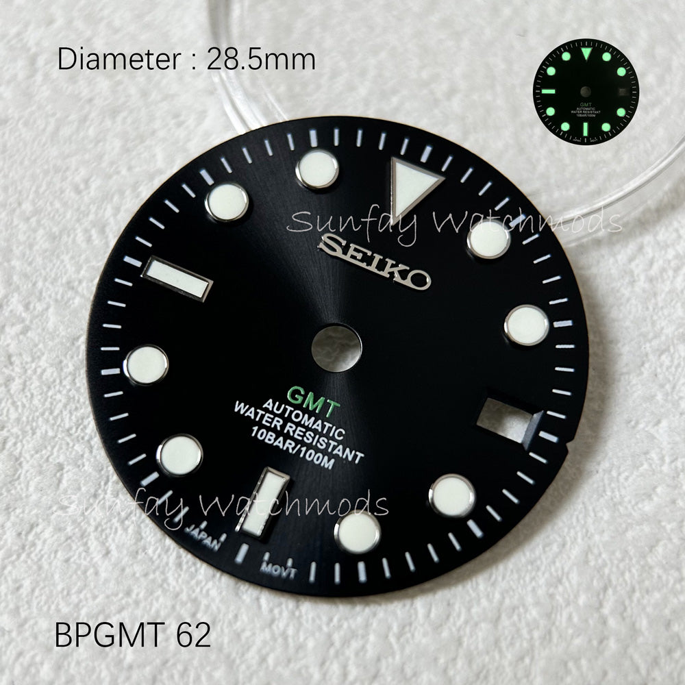 28.5mm GMT NH34 SEIKO OEM Dial WatchMods