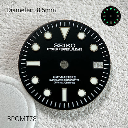 Seiko OEM GMT Master NH34 Dial Watch Accessories Custom Watch