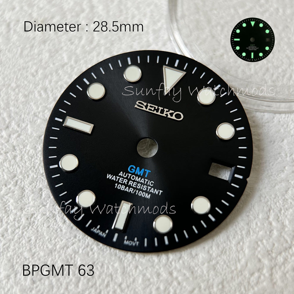 28.5mm GMT NH34 SEIKO OEM Dial WatchMods