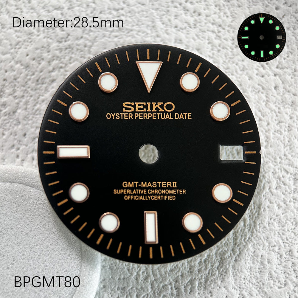 Seiko OEM GMT Master NH34 Dial Watch Accessories Custom Watch