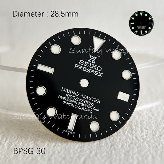 28.5mm NH35 MARINE-MASTER Dial Seiko OEM Watch Accessories