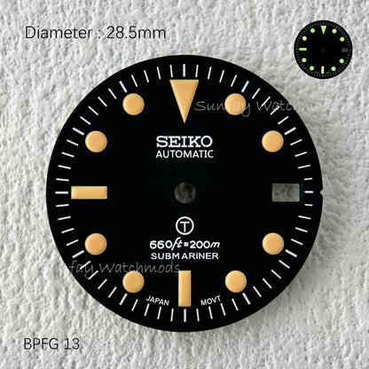 Seiko OEM Retro/Vintage Style SUBMARINER NH35  Dial Watchmods