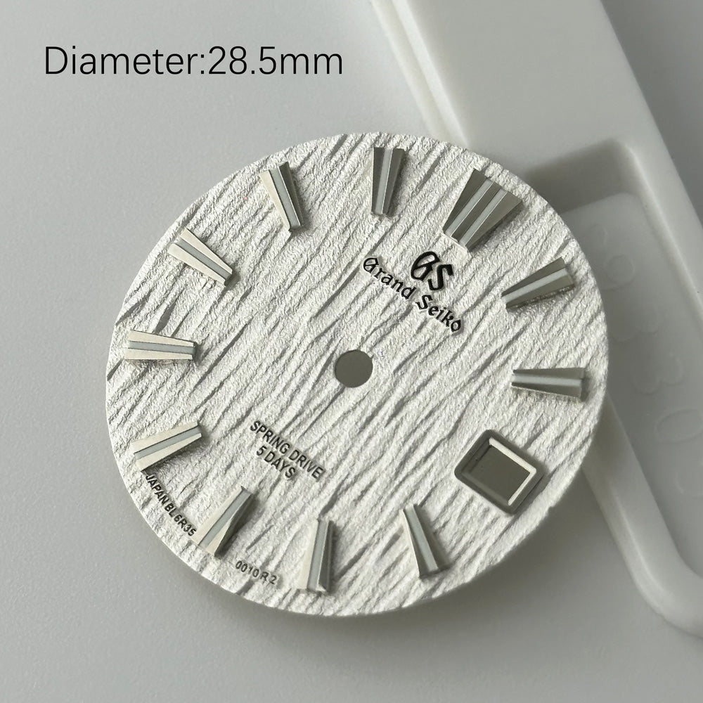 28.5mm GS logo white birch forest pattern suitable for NH35