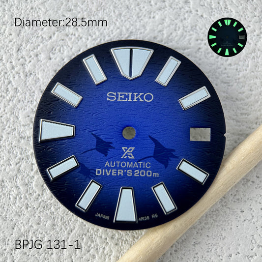 28.5mm Seiko OEM Samurai Devil Fish Luminous Dial SRPF79