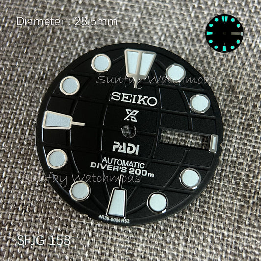 Seiko OEM PADI co-branded Samurai/Turtle watch dial custom watch  SRPG19K1/SRPG19K1