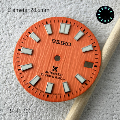 Seiko OEM Prospex Save The Sea Glacier Texture Rectangle Index Dial