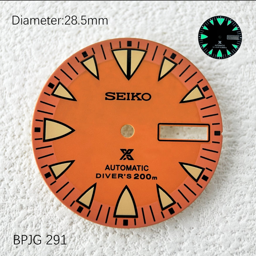28.5mm sun pattern colorful modified NH36 mechanical