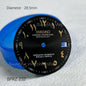 28.5mm Seiko OEM Datejust  NH35/NH36  Arabic Dial Watch Mods