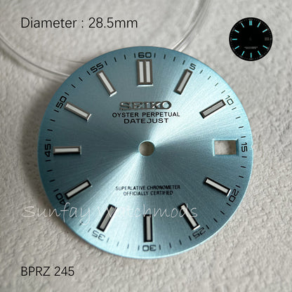 28.5mm Seiko OEM DATE JUST Dial Watchmods Custom Watch