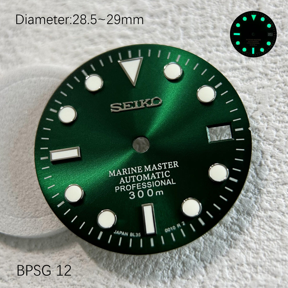 Seiko OEM Submariner NH35/NH36 Dial Watch Accessories Custom Watch