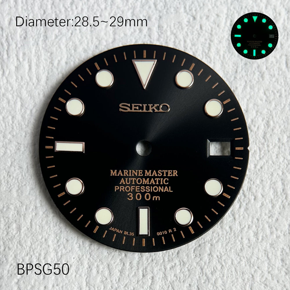 Seiko OEM Submariner NH35/NH36 Dial Watch Accessories Custom Watch