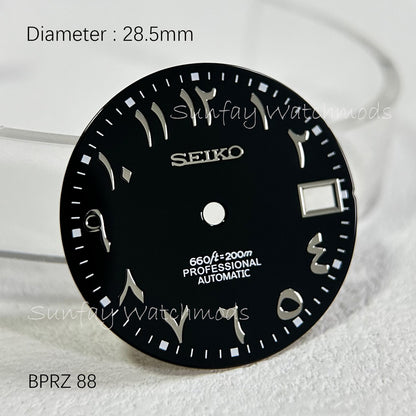 28.5mm Arabic NH35 SEIKO OEM Dial Watch Accessories