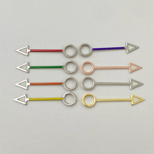 GMT Hands BGW9 Luminous C3 Luminous for NH34 GMT Movement