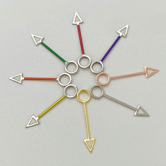 GMT Hands BGW9 Luminous C3 Luminous for NH34 GMT Movement