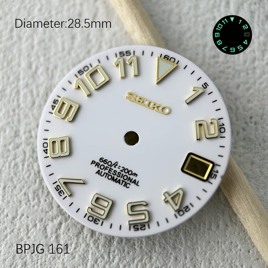 Seiko OEM Metal Digital Luminous Index Bright Face Dial Customized Watch