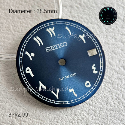 28.5mm Arabic NH35 SEIKO OEM Dial WatchMods