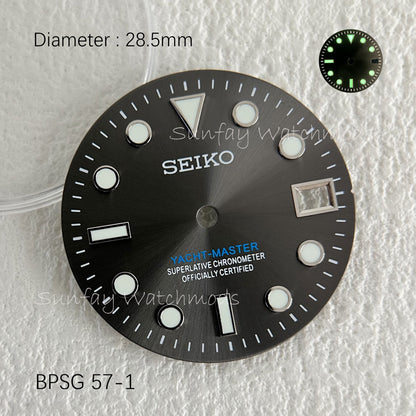 28.5mm NH35 YACHT-MASTER Seiko OEM Dial WatchMods